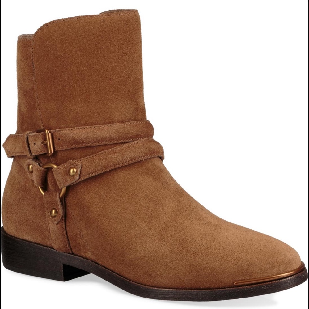 NWOT UGG Kelby Chestnut Suede Ankle Booties Size 9